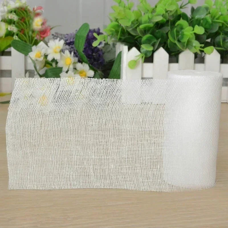 5 Rolls PBT Elastic Bandages Outdoor Emergency First Aid Bandages Breathable Mesh