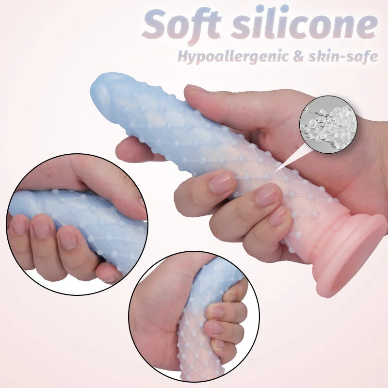 Dildo Anal Plug Ripple Butt Prostate Massager 18+
