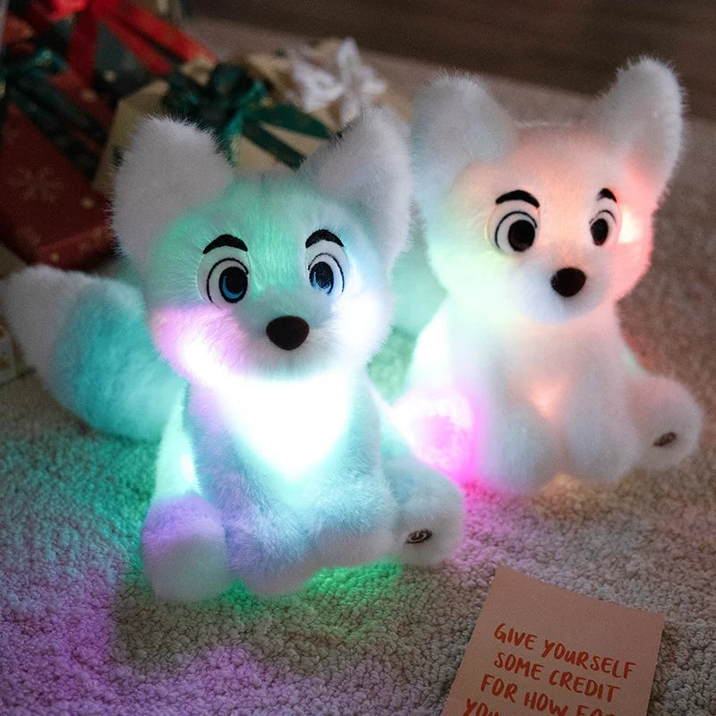 26cm Cartoon Luminous Fox Plush Toys LED