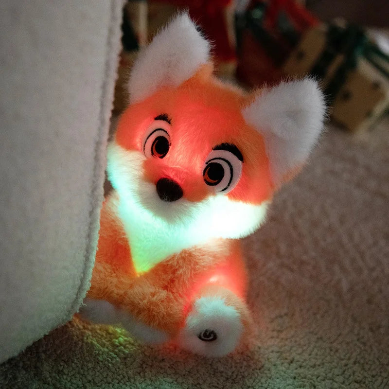26cm Cartoon Luminous Fox Plush Toys LED