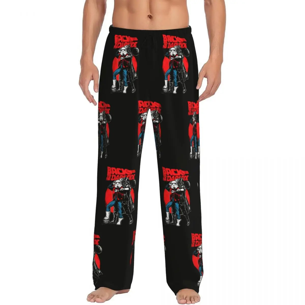 Custom M-Mandalorianed-Anime Pajama Pants Men Adventure Story Lounge Sleep Stretch Sleepwear Bottoms with Pockets