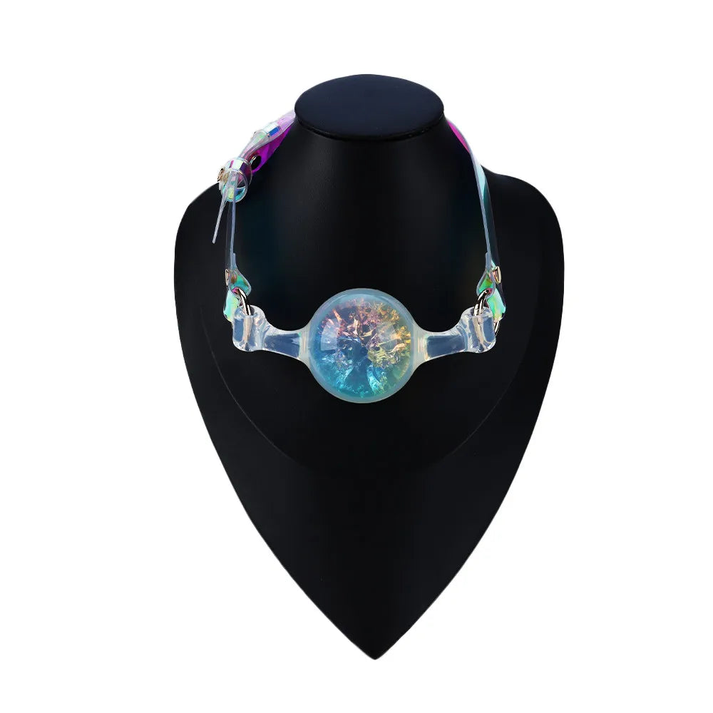 Crystal Mouth Plug Opening Ball Gag