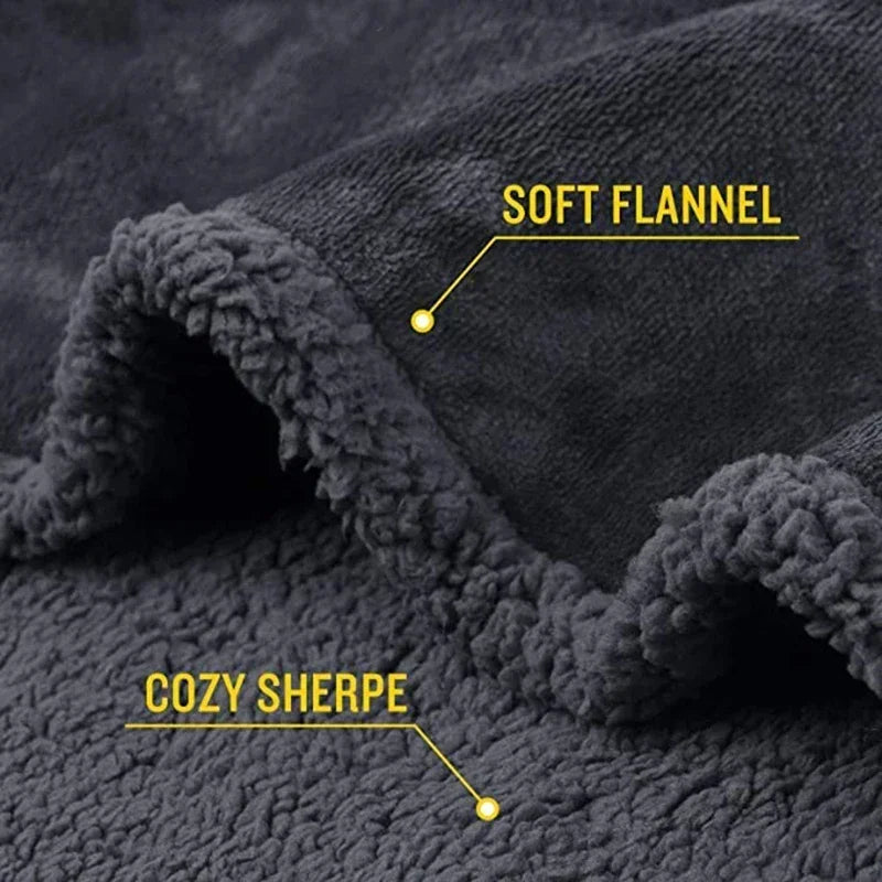 Winter Warm Thickened King Size Blanket 100% Waterproof and Stain Resistant