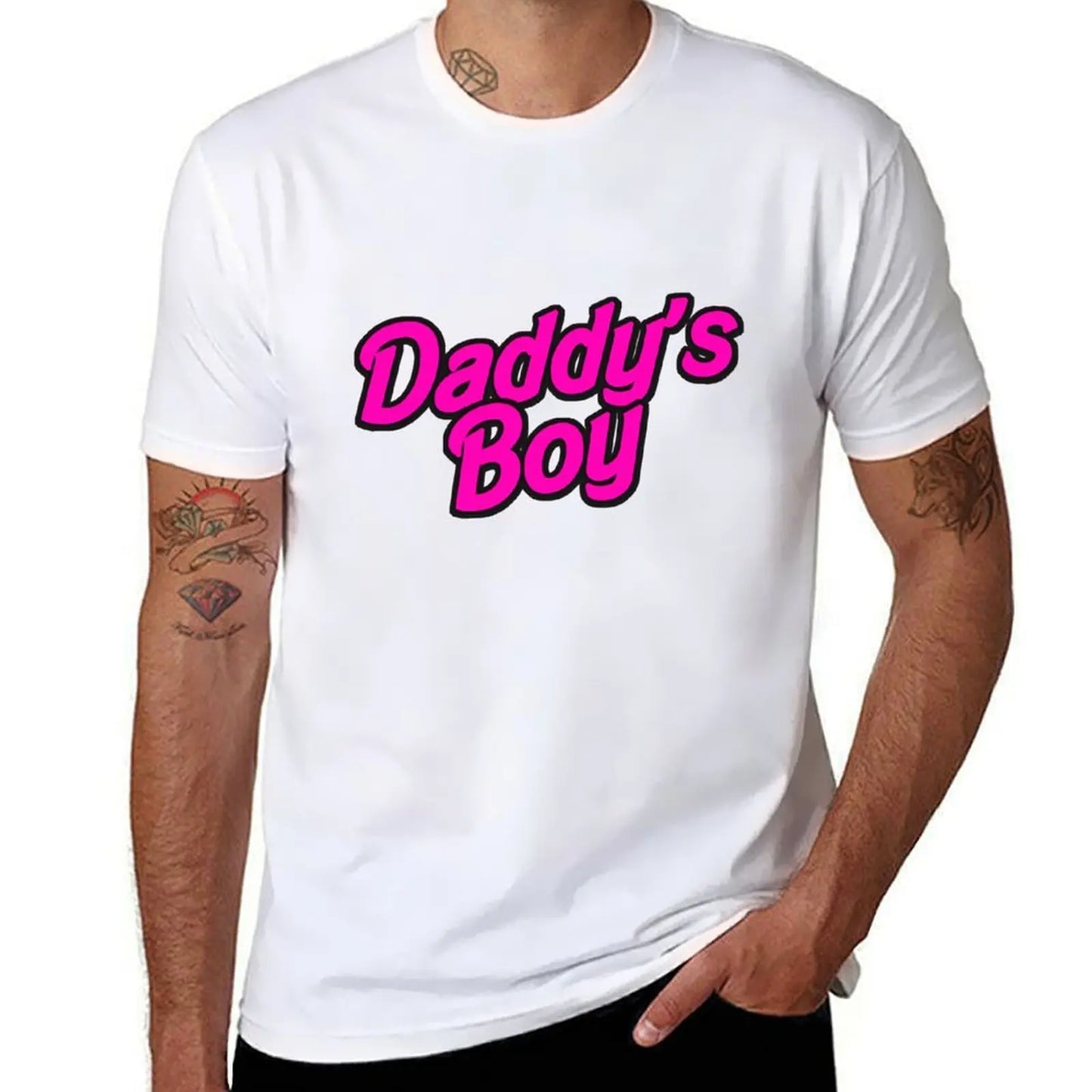 Daddy's Boy Black/White/Dark Gray& Navy Shirt