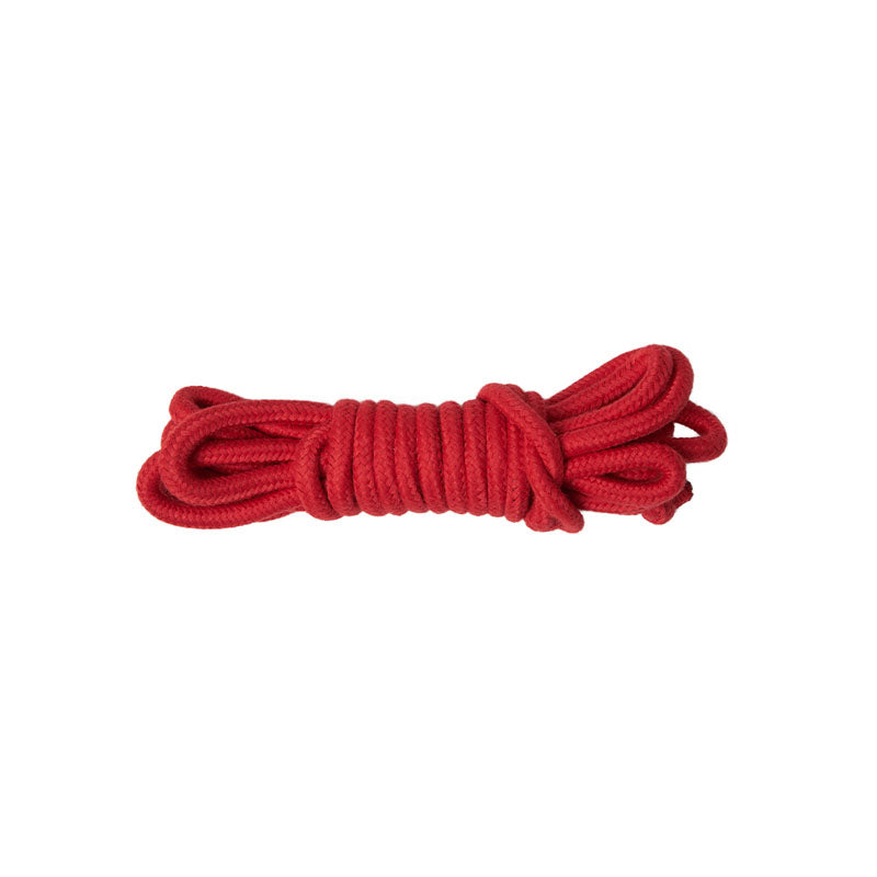 Sex & Mischief - 2 Red Bondage Ropes - 4.5 m Lengths