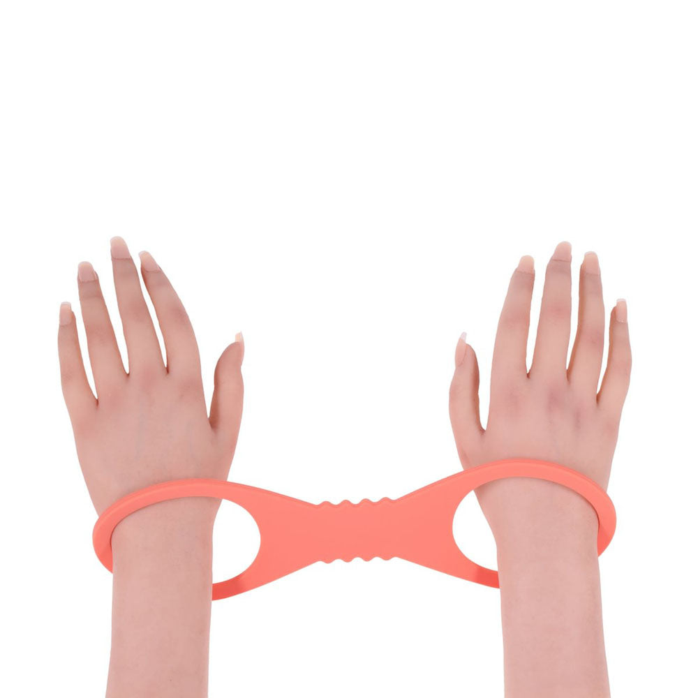 Sex & Mischief Peaches n CreaMe Large Silicone Cuffs
