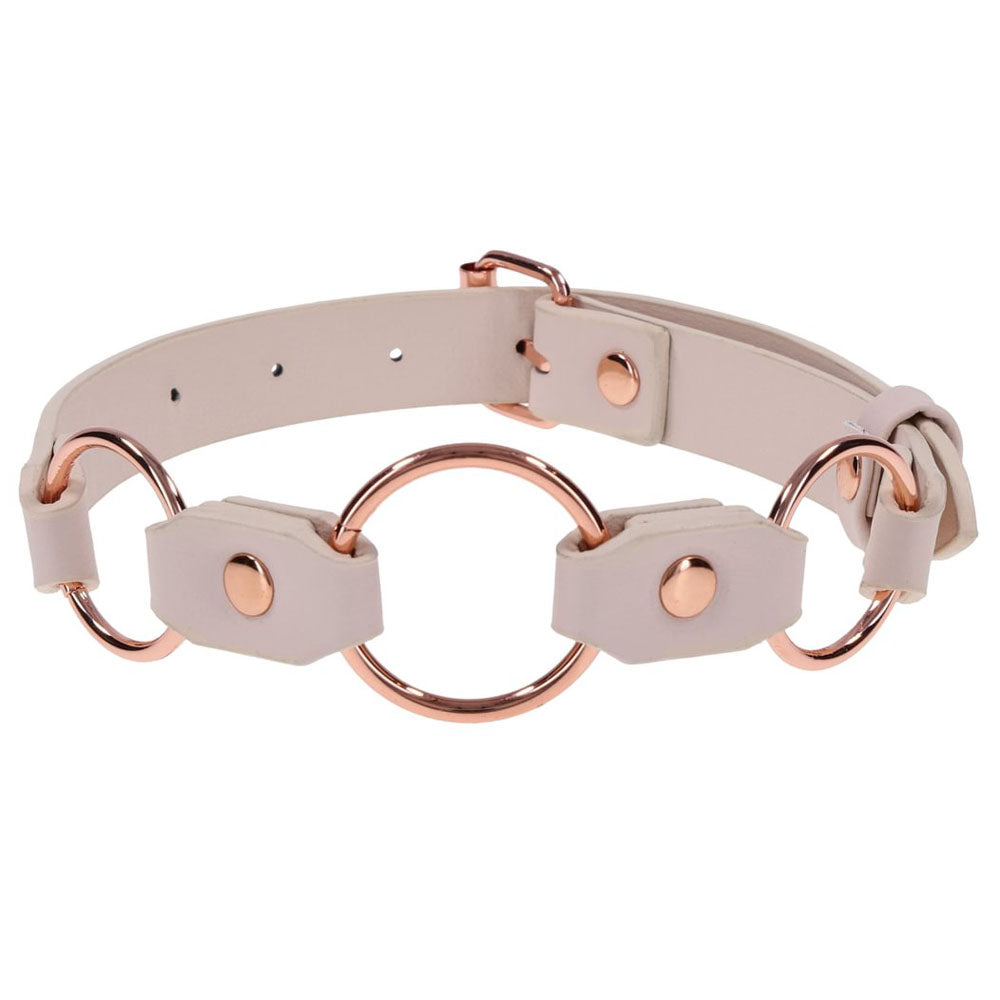Sex & Mischief Peaches n CreaMe Ring Day Bondage Collar