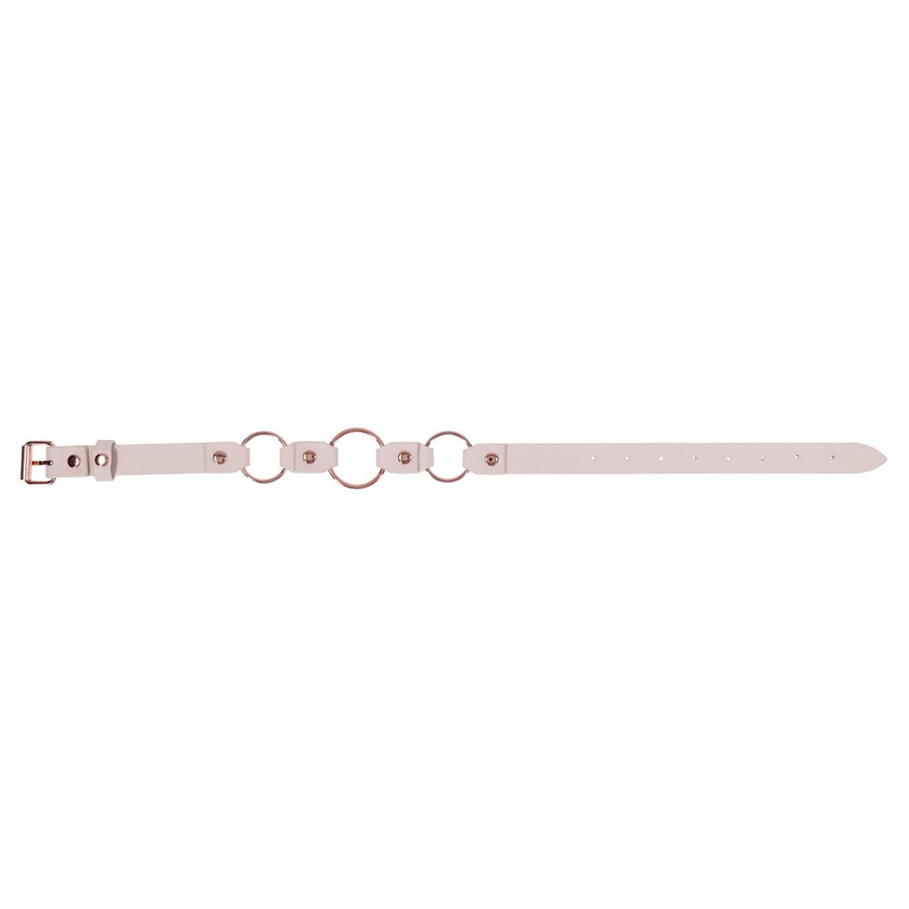 Sex & Mischief Peaches n CreaMe Ring Day Bondage Collar
