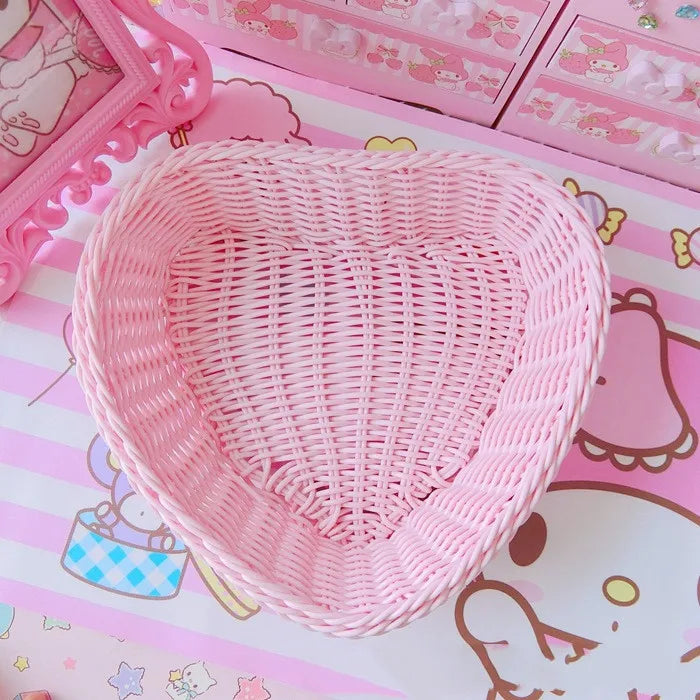 Love Heart Shape Sweet Colour Basket