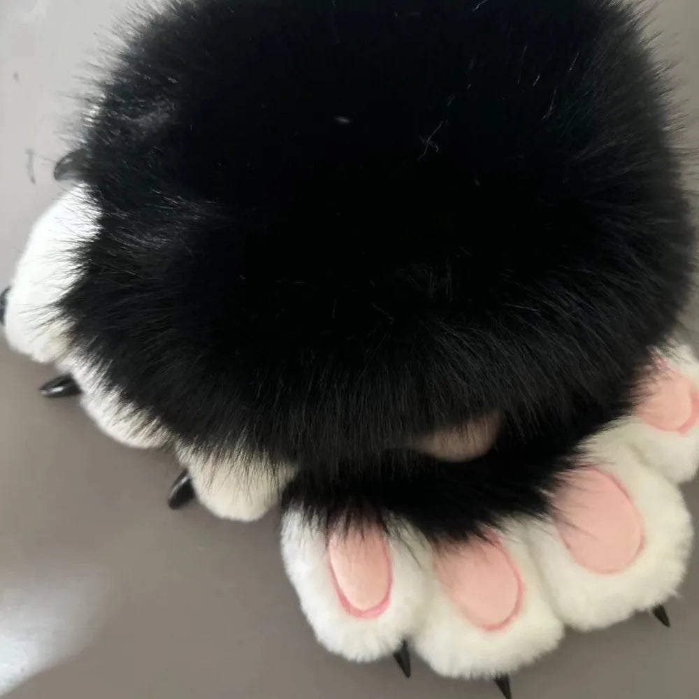 Kigurumi Plush Cat Paw Gloves