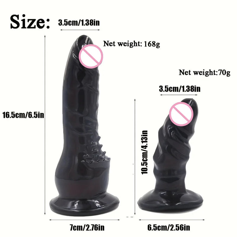 Adjustable Leather Strap On Harness with Realistic Suction Cup Dildo
