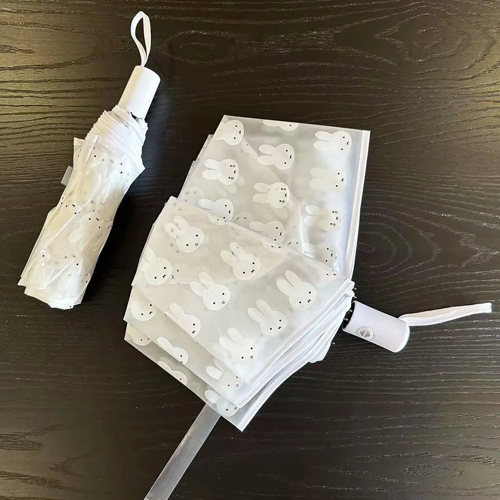 Cute Miffy Frosted Transparent Umbrella