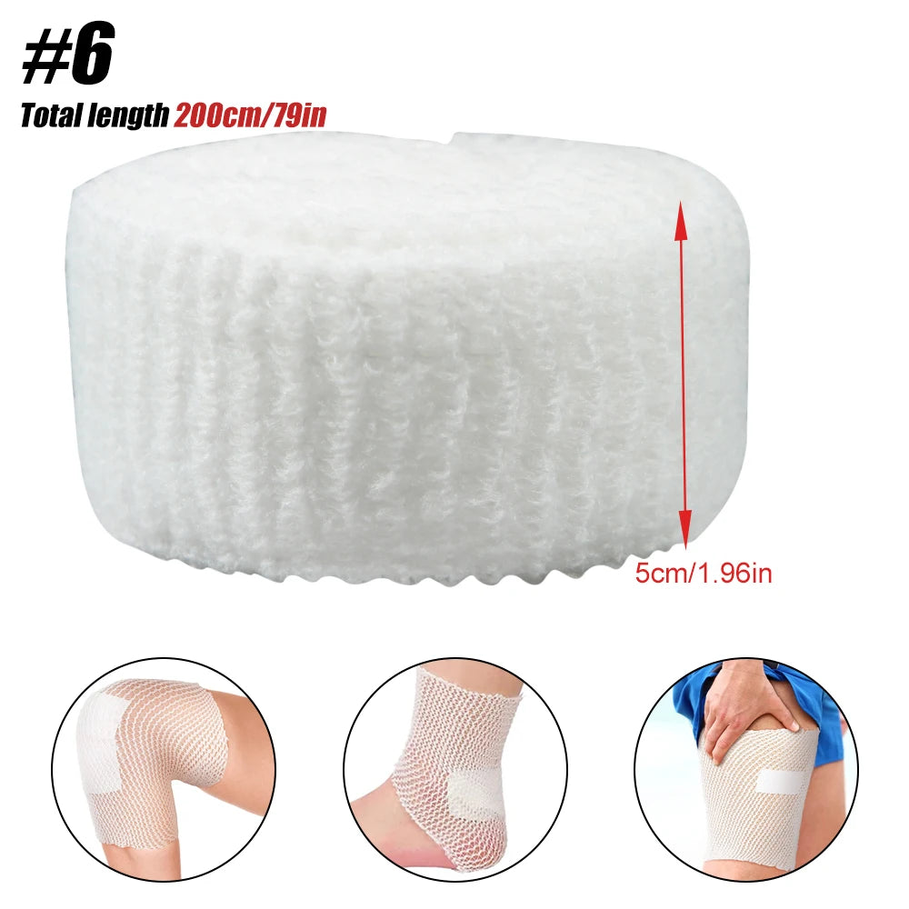 1 Roll Net Tubular Bandages Elastic Mesh Wound Dressing Tubing