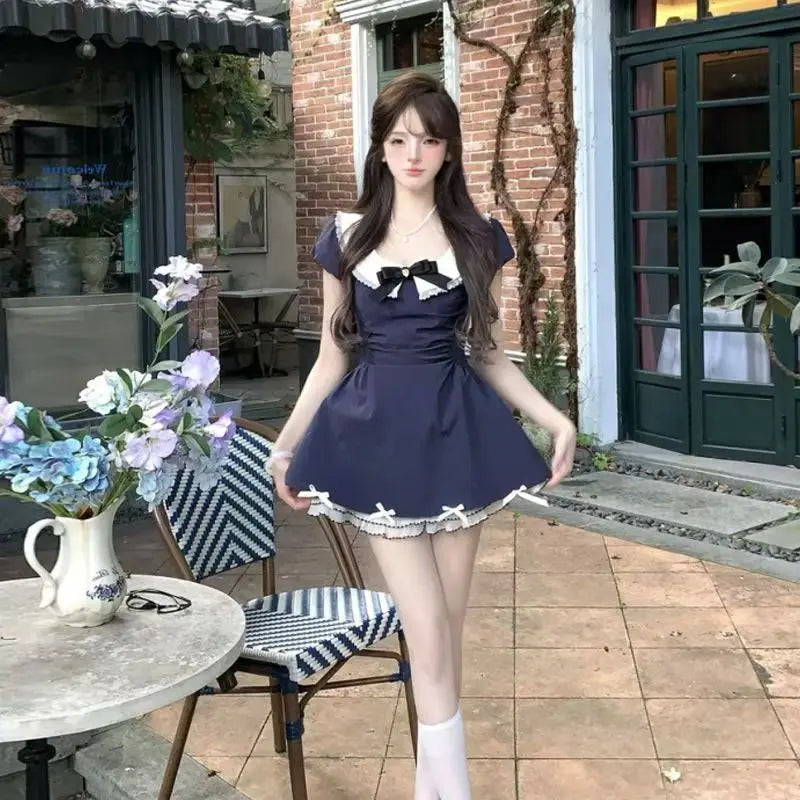 Sweet & Cute College-Style Princess Dress