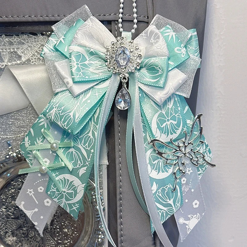 Bow Decoration Anime Pendant DIY Decoration Keychain