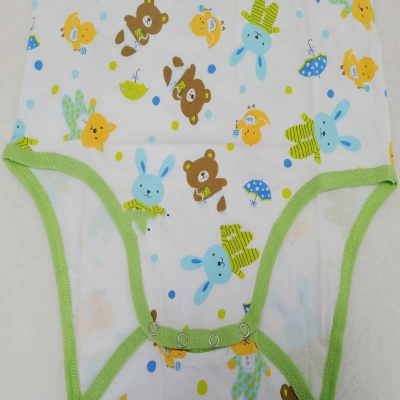 Cute Cartoon Pattern Bodysuit Cotton Snaps Soft Comfortable Onesie small to 6xl