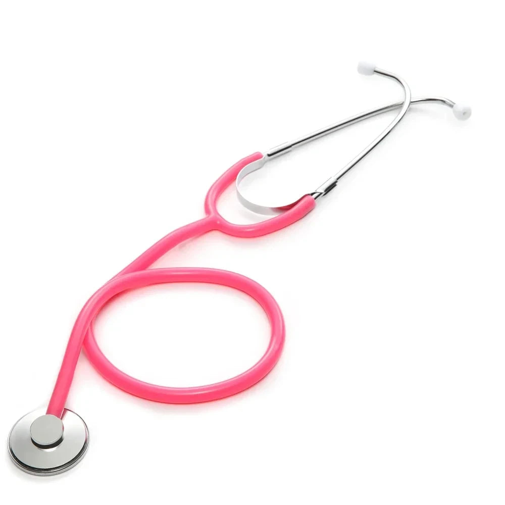 Portable Single Head Stethoscope Professional Medical Equipment Device Student Vet Nurse Clinic