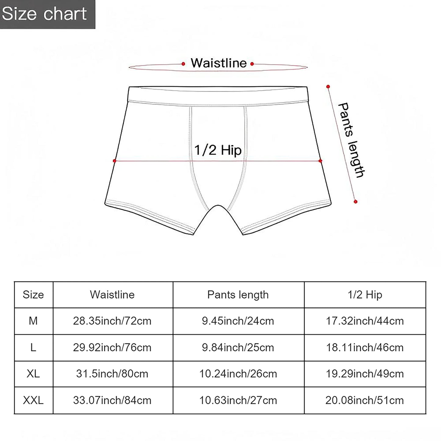 Men's Pet Prints Dog Boxer Briefs Breathable Underpants M-XXL