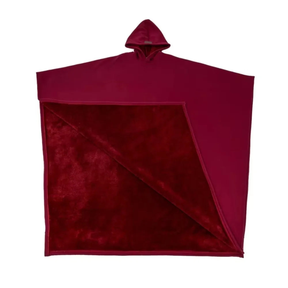 Indio Cloak Hoodie Blanket Solid Color With Hat