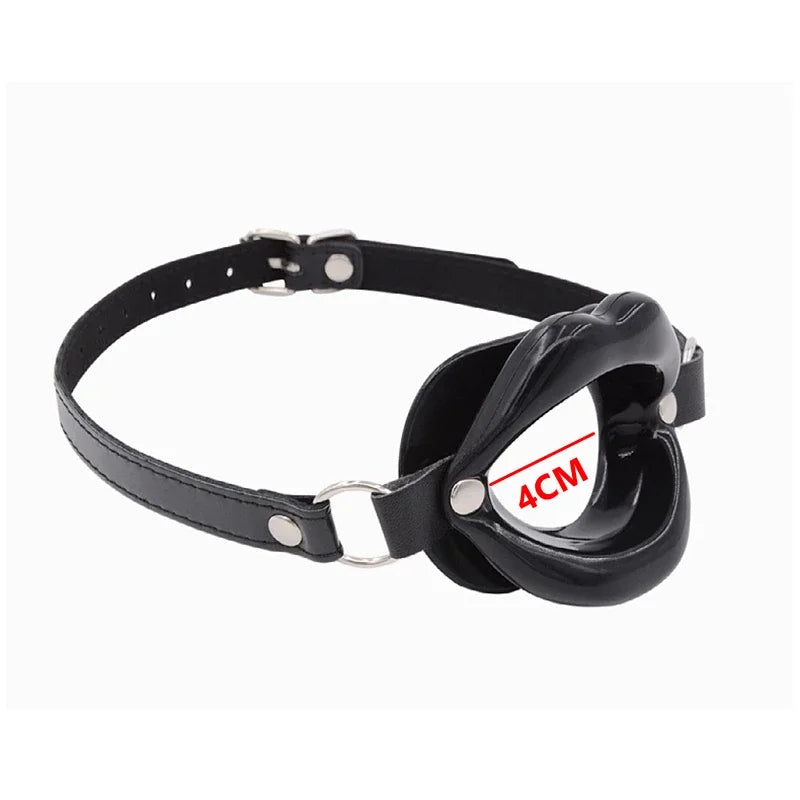 Harness Gag Spreader Open Mouth Metal Claw Hook Couples Bondage