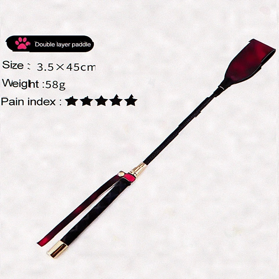Body Heat Sensitive Colour Changing Leather Spanking Paddles