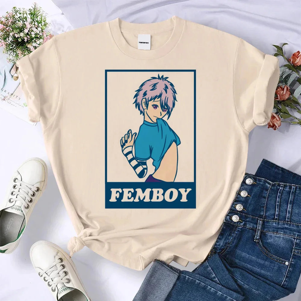 Femboy Shirt Psychedelic Retro Grunge Pastel Tees