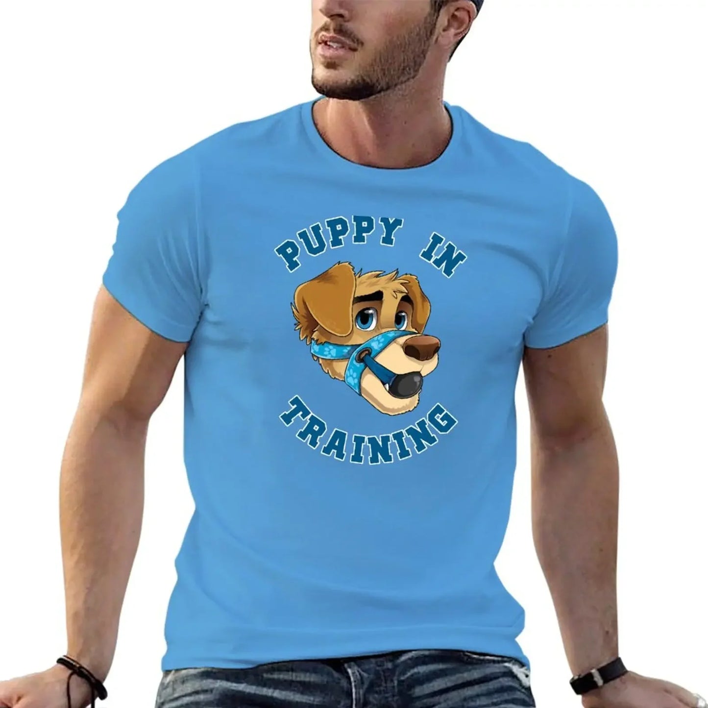 Puppy in Training- Pup Play Kink Design T-shirt up to 6XL