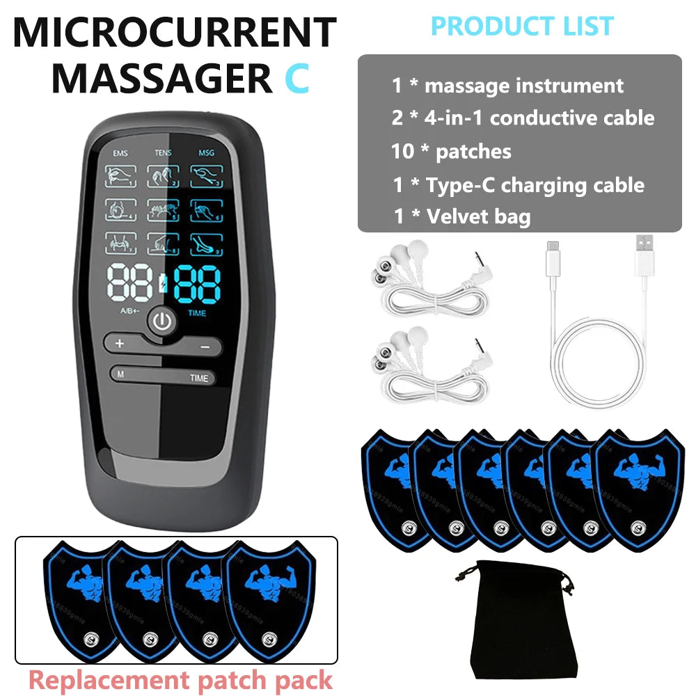 Ems Eletric Muscle Stimulator Therapy High-Frequency Tens Muscle Stimulator