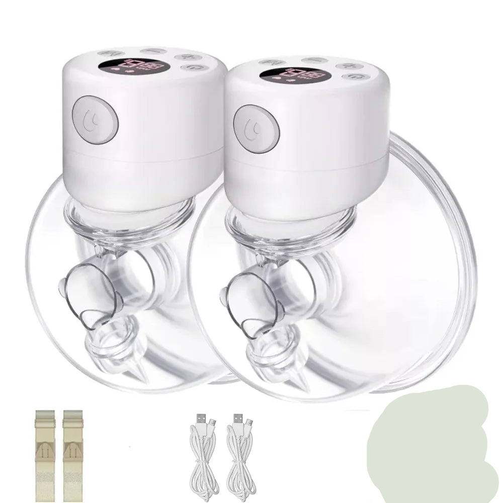 BornBL S12 Double / Single Electric Breast Pumps, Hands-free Portable Silent Pump