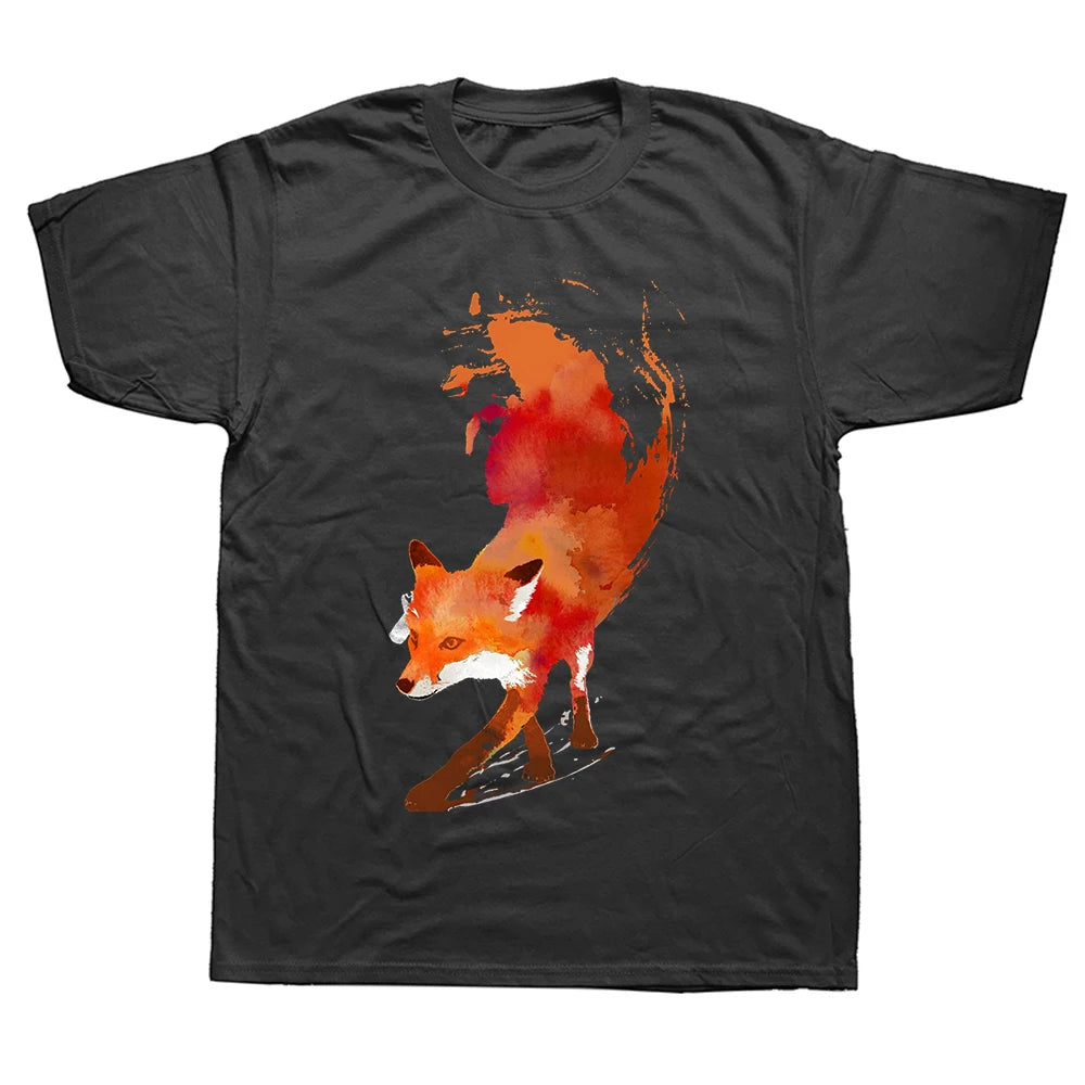 This Is My Human Costume I'm Really A Fox Graphic Cotton T Shirt