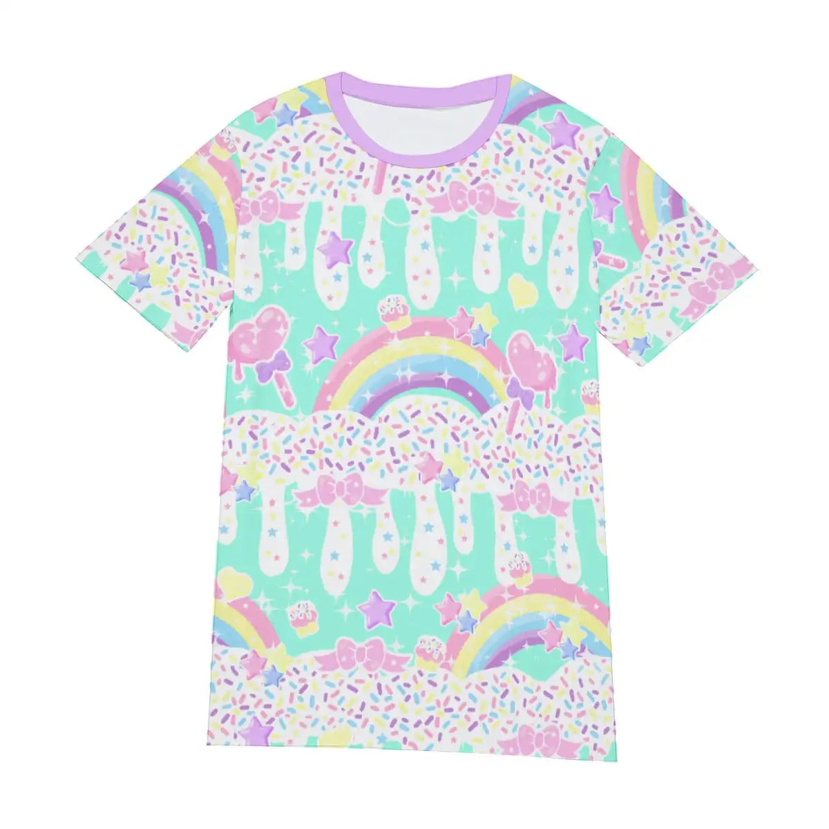 Harajuku Style T-shirt Kids Loose Oversized Breathable Short Sleeved Up to 6XL