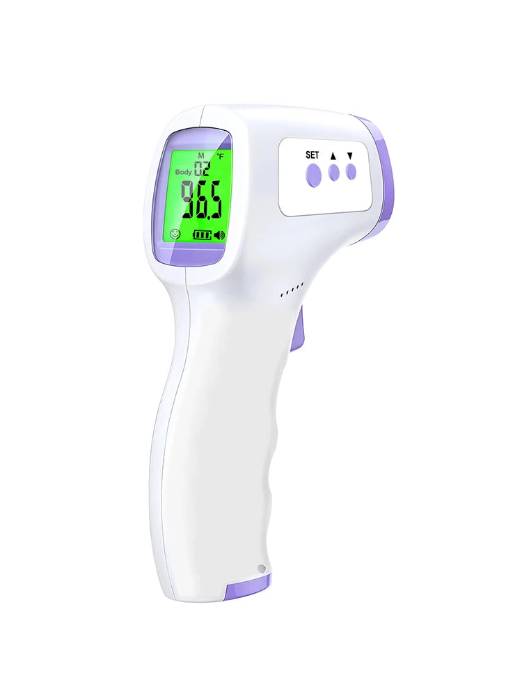 Digital Infrared Thermometer Thermometers Or Portable Finger Pulse Oximeter