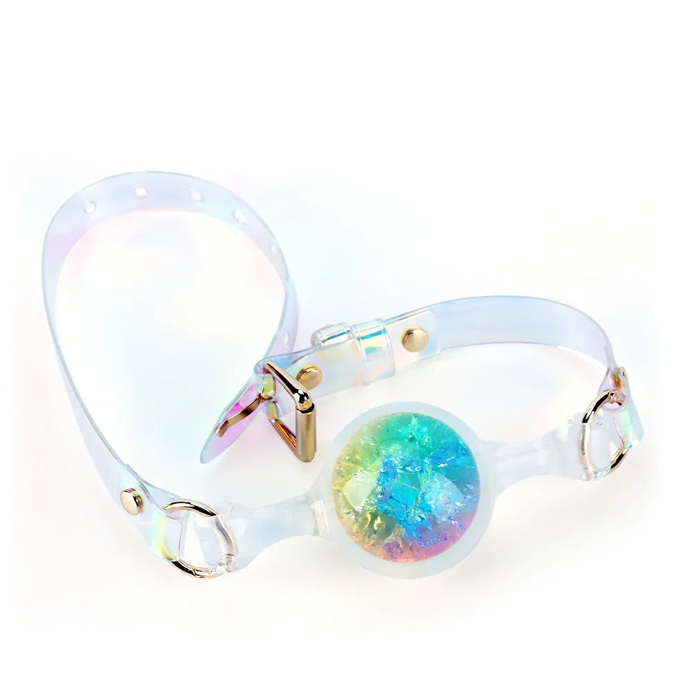Crystal Mouth Plug Opening Ball Gag