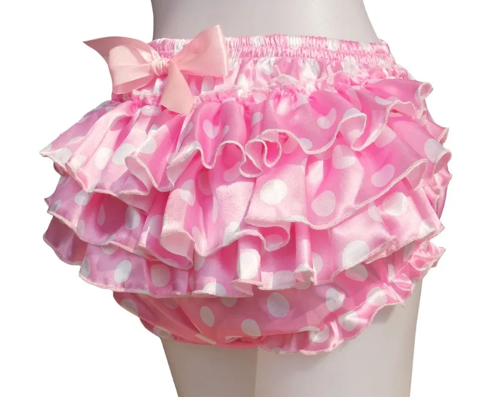 Haian  Adult Baby Ruffle Panties Bloomers Diaper Cover