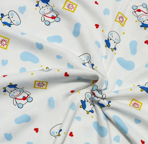 ABDL Pure Cotton Short Sleeved, Shorts Rompers With Open Crotch Button