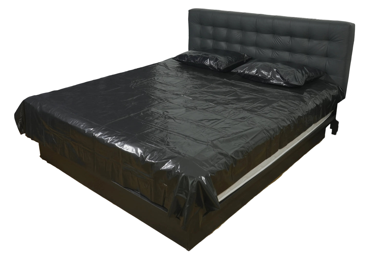 3pc bedding set - 1 bed sheet +2 PU pillowcases waterproof