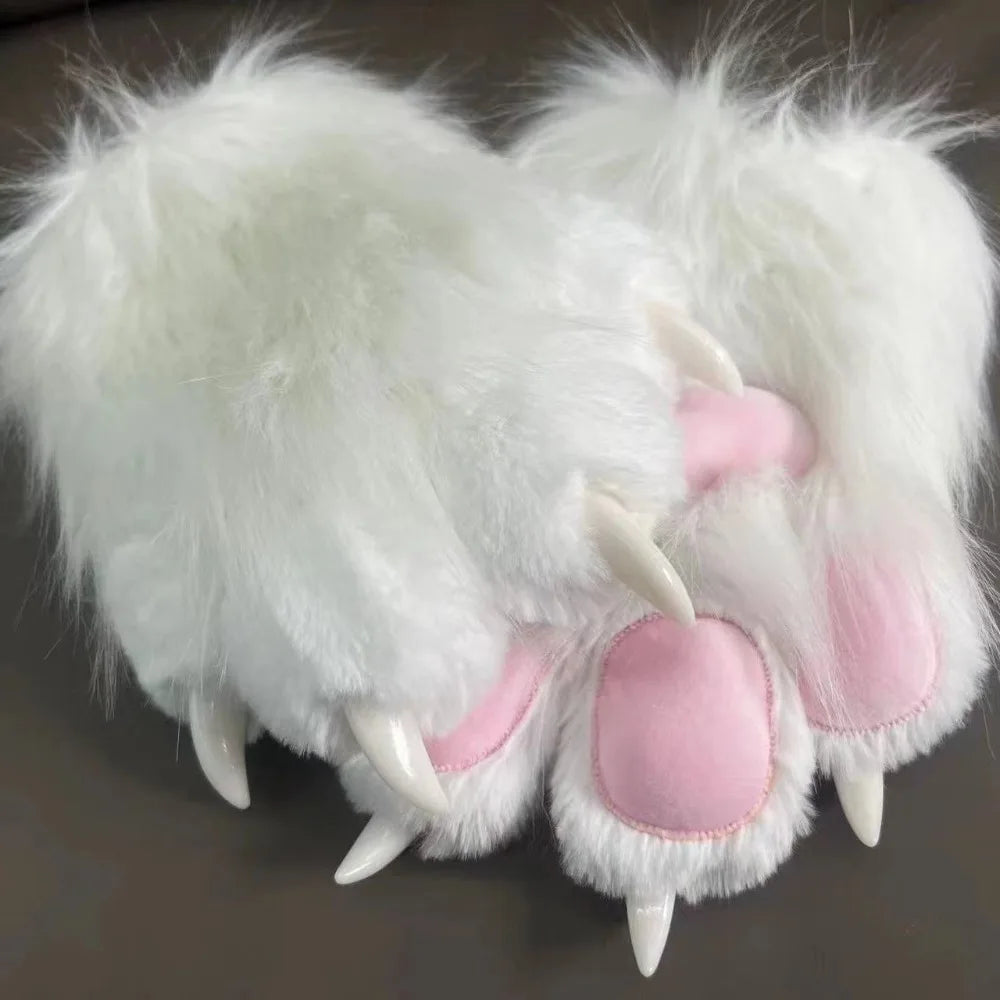 Kigurumi Plush Cat Paw Gloves