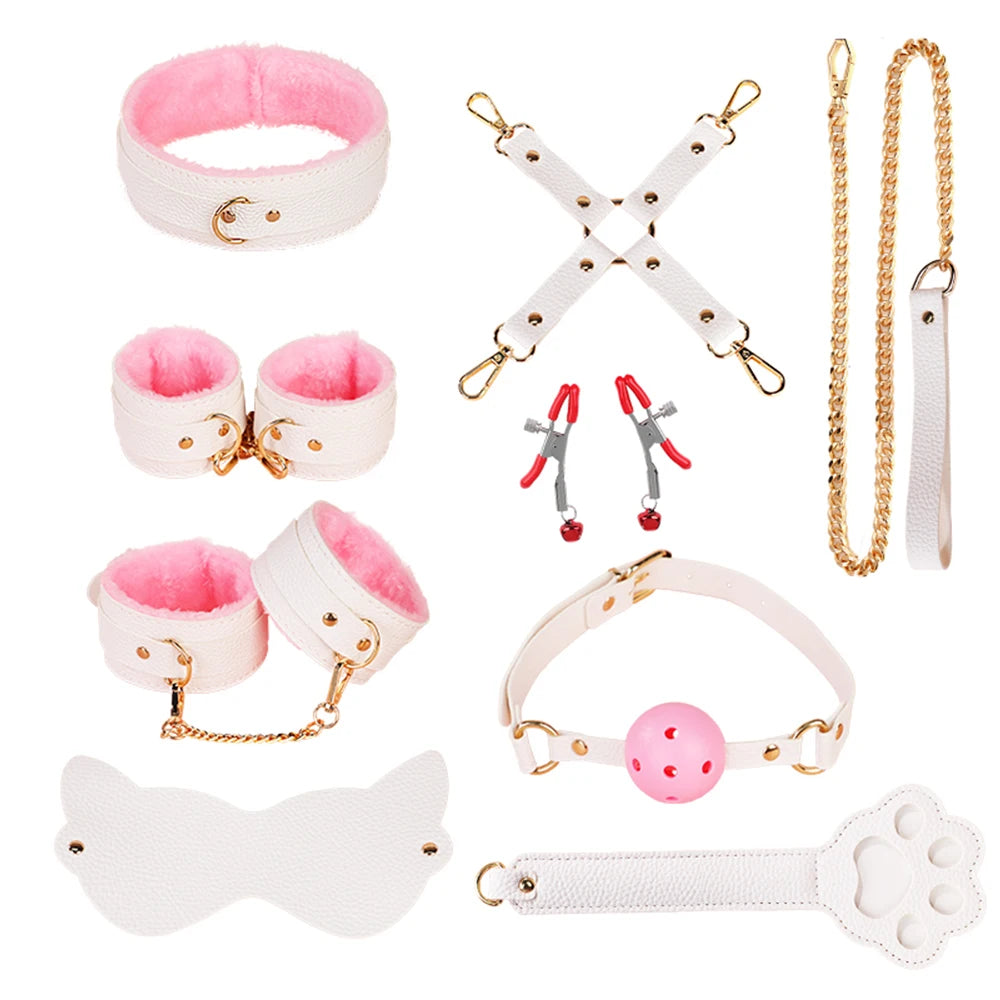 Leather Adjustable Bondage Kits for Couples