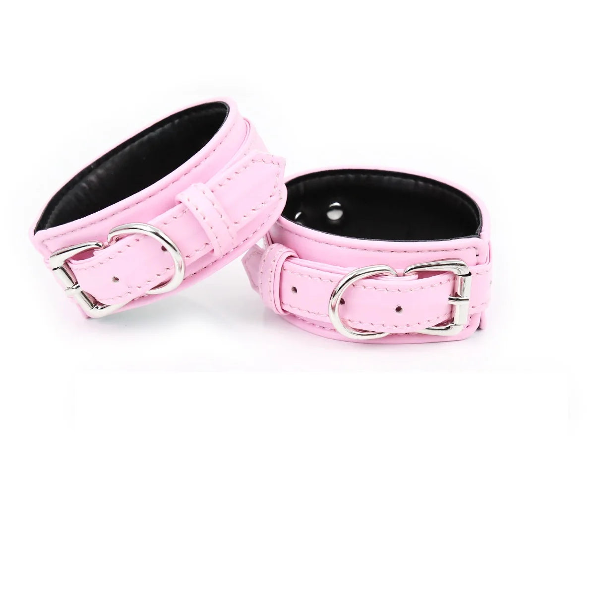 Puppy play SM Bondage Kit  Waistband, Wrist & Thigh Cuffs, Cross Buckle, Adult Games