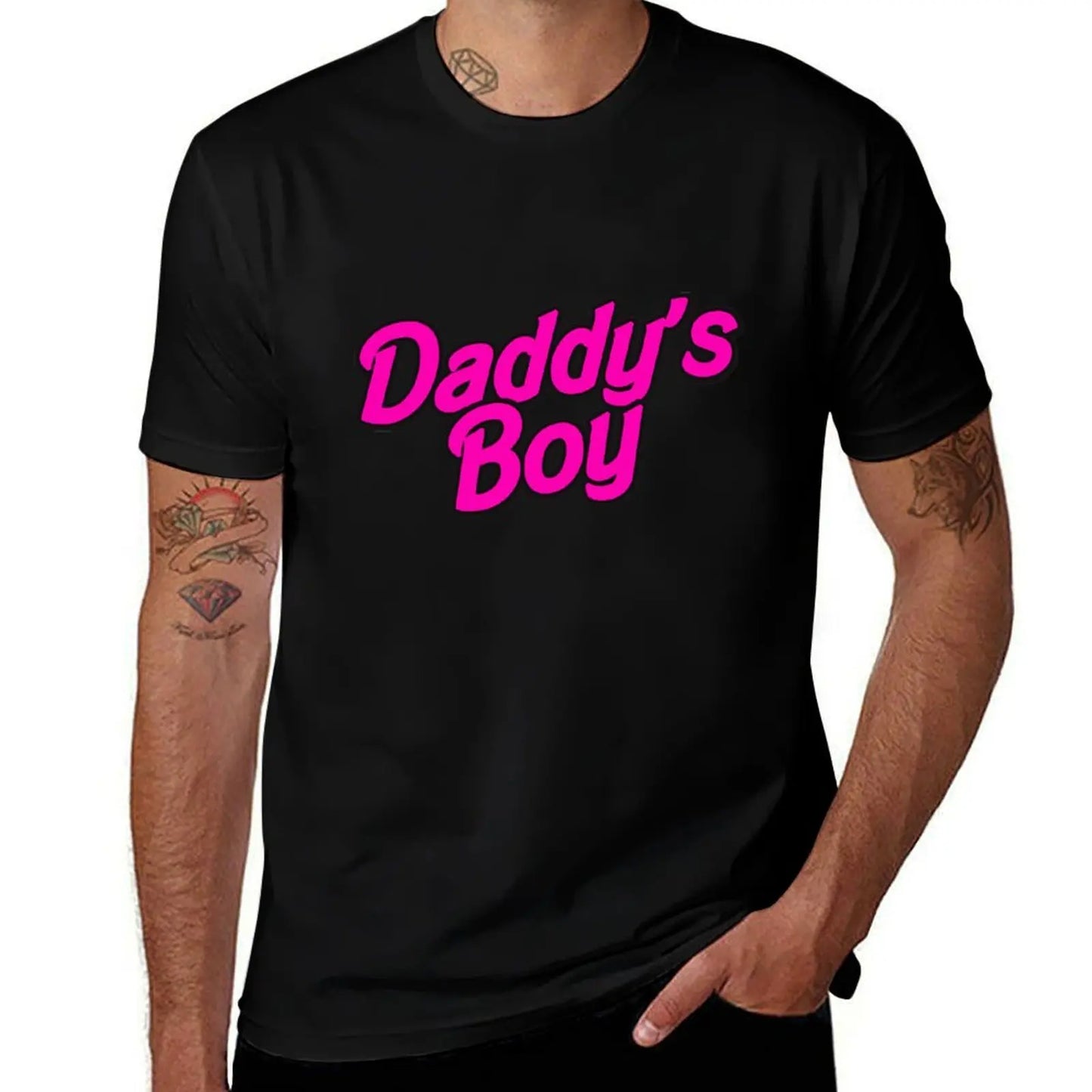 Daddy's Boy Black/White/Dark Gray& Navy Shirt