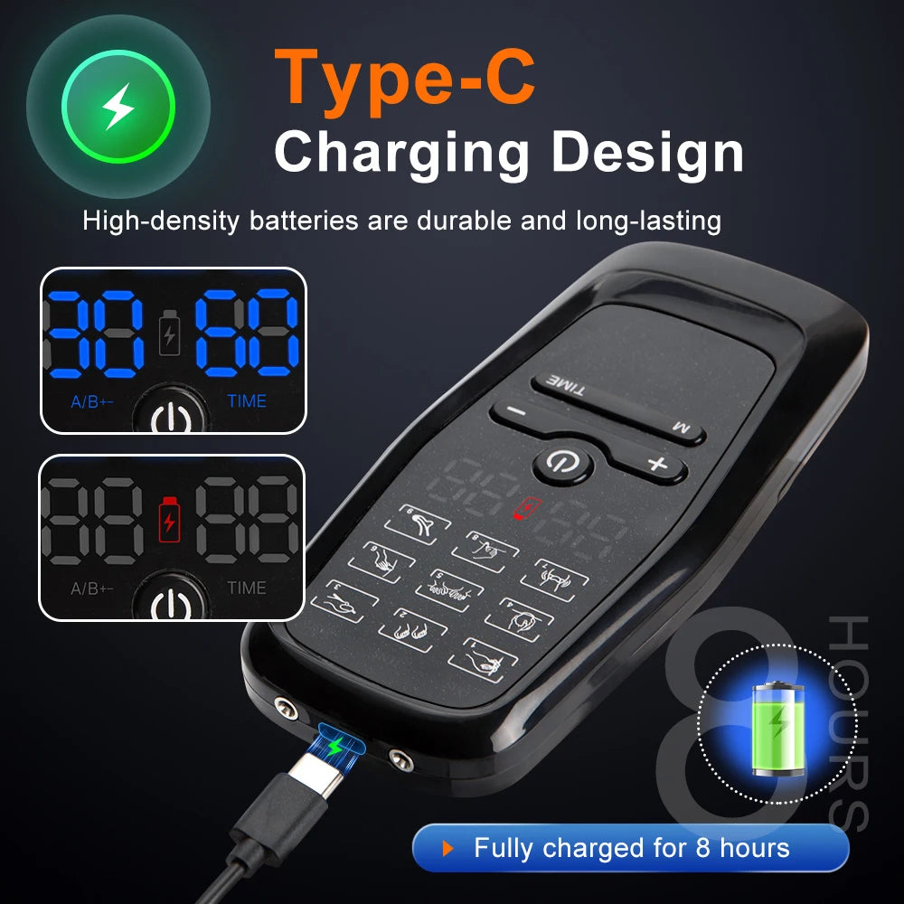 Ems Eletric Muscle Stimulator Therapy High-Frequency Tens Muscle Stimulator