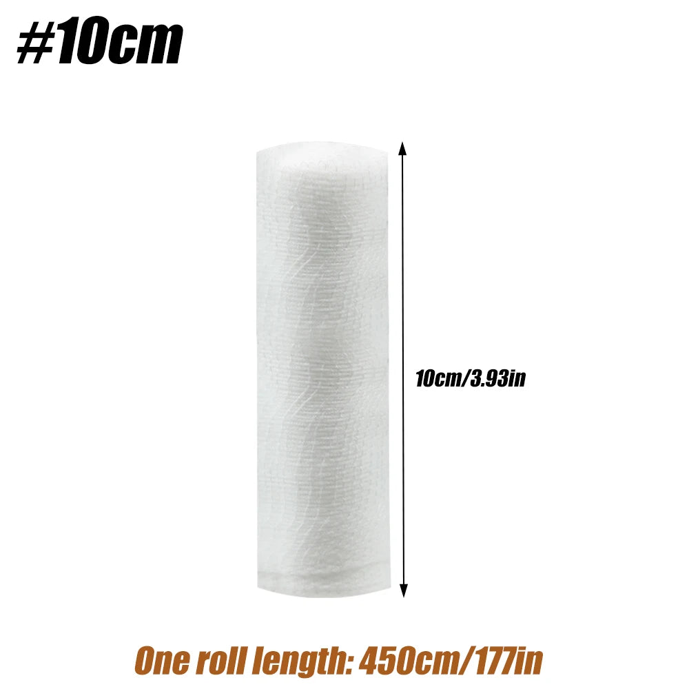 Gauze Bandage Roll with Tape - White Gauze Wrap Breathable Gauze Wrap
