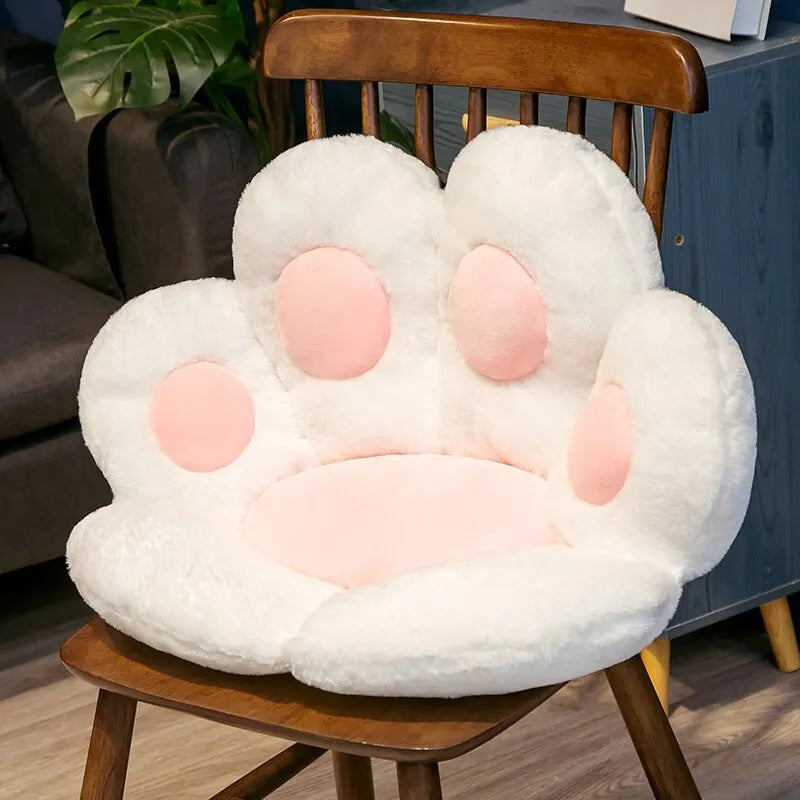 70x60cm Kawaii Cat Paw Stuffed Floor Cushion Chair