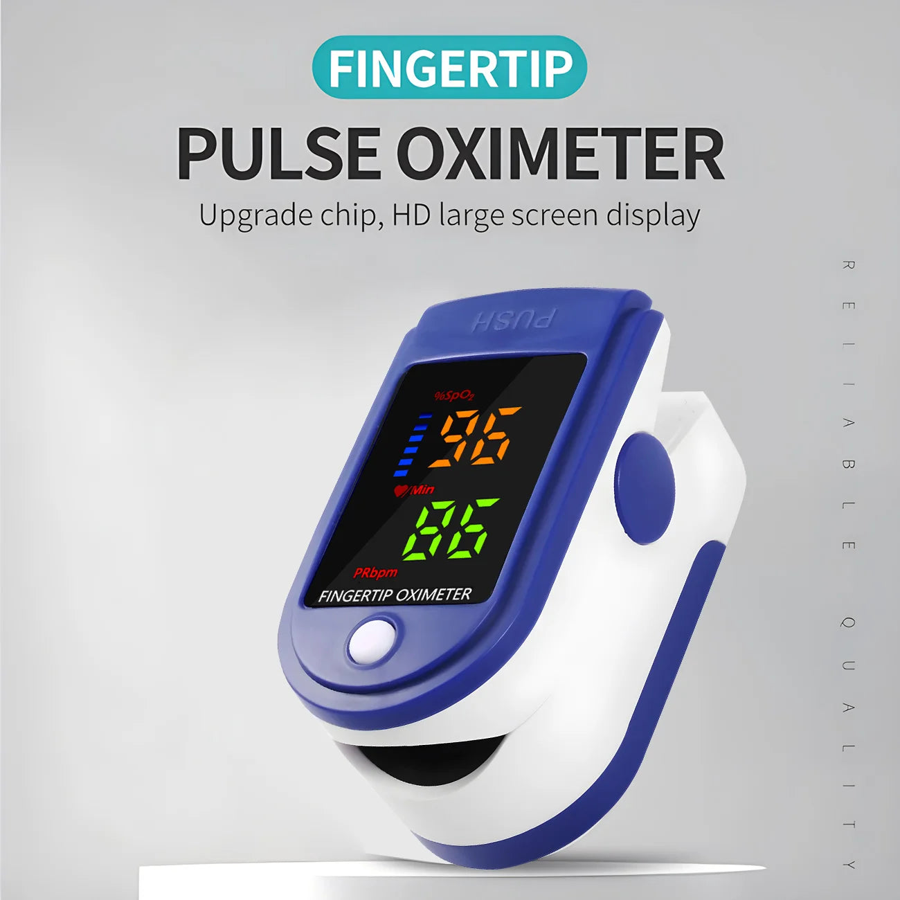 Digital Infrared Thermometer Thermometers Or Portable Finger Pulse Oximeter