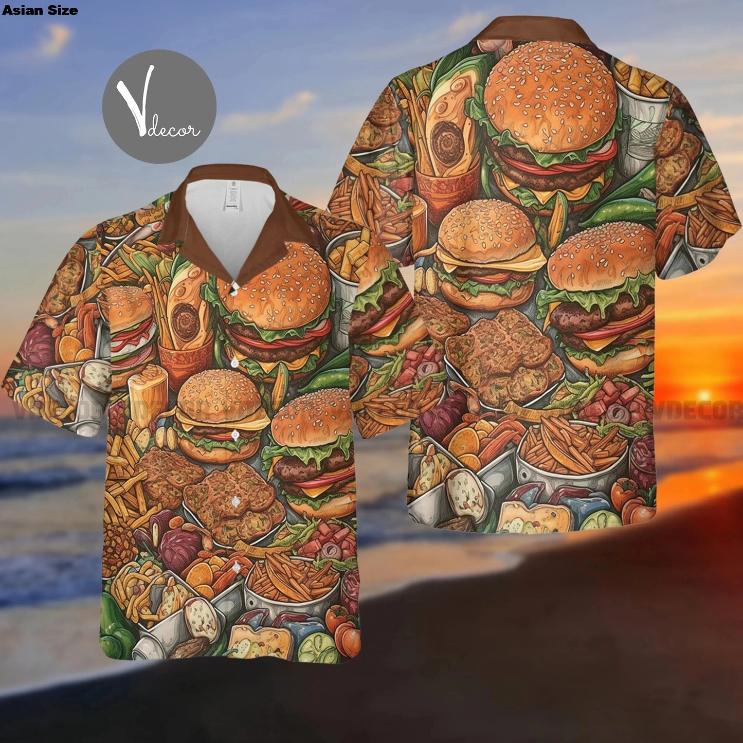 Men's Shirt Casual Short Sleeve Pattern Print 3d Hawaii Shirt
