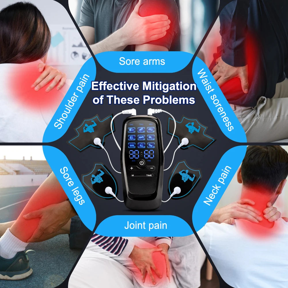 Ems Eletric Muscle Stimulator Therapy High-Frequency Tens Muscle Stimulator