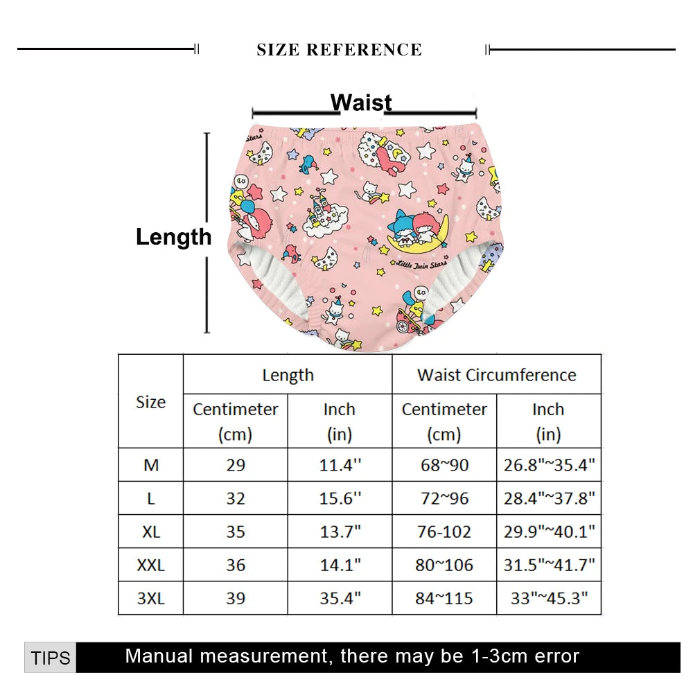 Adult Swim Diaper Cover Waterproof Training Pants