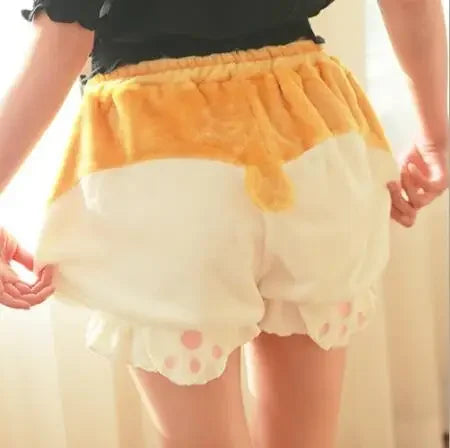 Cute Corgi Butt Shorts Sleep Bottoms Shorts Women