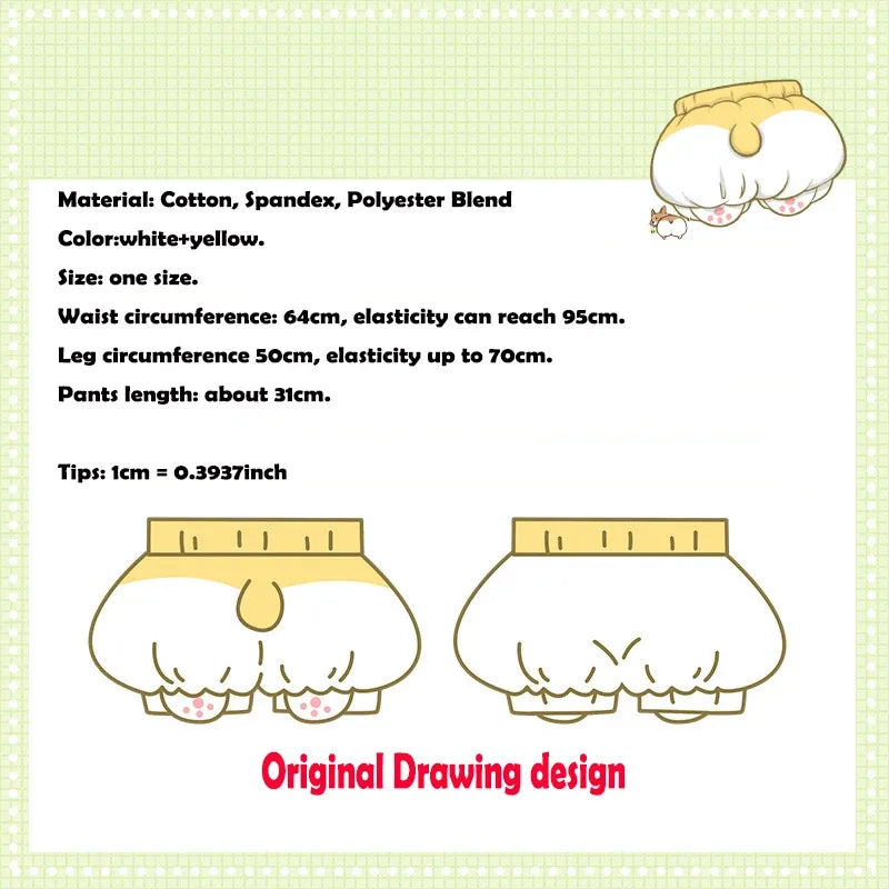 Cute Corgi Butt Shorts Sleep Bottoms Shorts Women