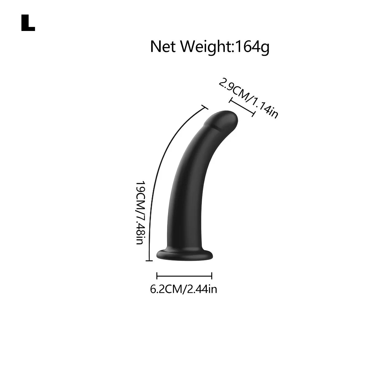 Adjustable Silicone Strap On Dildo Harness Set S M L